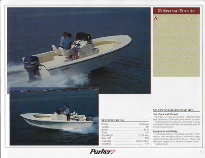 Parker 1990s Brochure