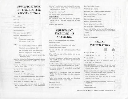 Pacemaker Pacer 26 Specification Brochure