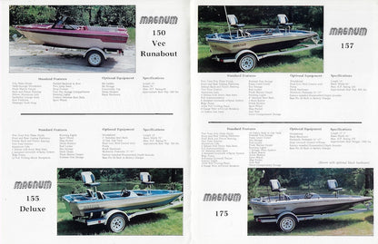 Magnum 1980s Bass Boat Brochure