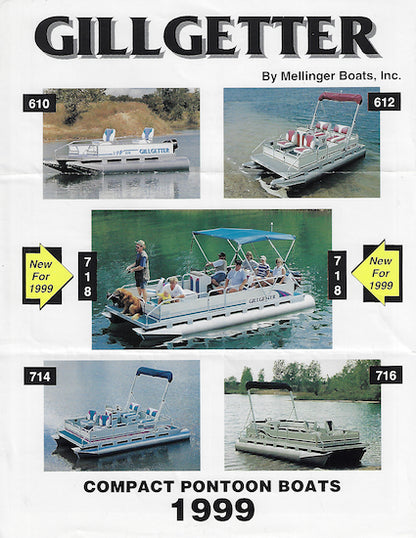 Mellinger 1999 Gillgetter Pontoon Brochure
