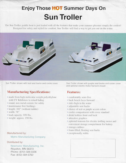 Sun Troller Brochure