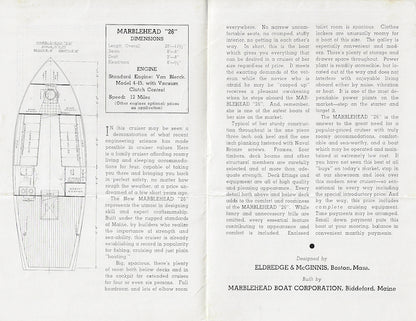 Marblehead 26 Brochure
