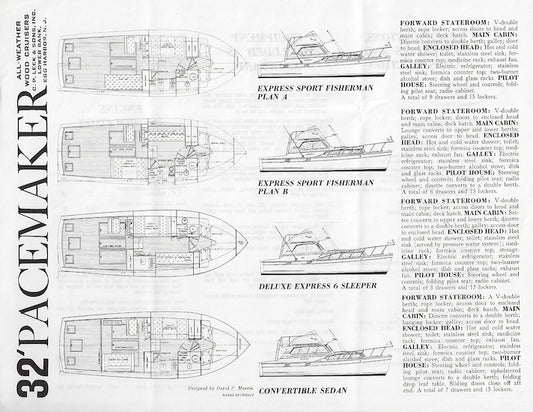 Pacemaker 32 Specification Brochure