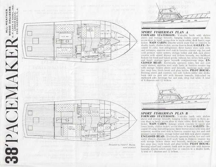Pacemaker 38 Specification Brochure