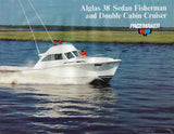 Pacemaker Alglas 38 Sedan Fisherman & Double Cabin Cruiser Brochure