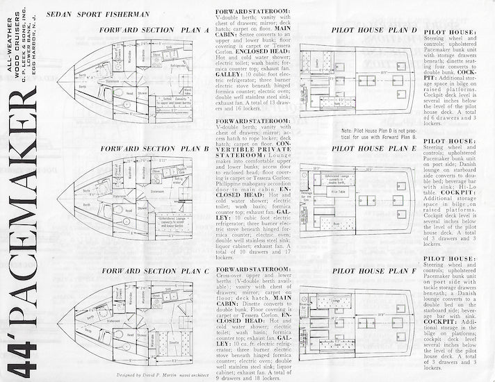 Pacemaker 44 Specification Brochure