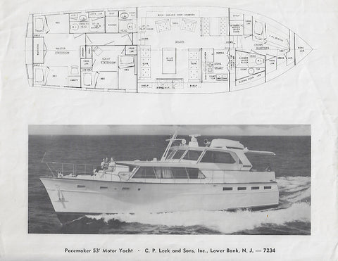 Pacemaker 53 Motor Yacht Specification Brochure
