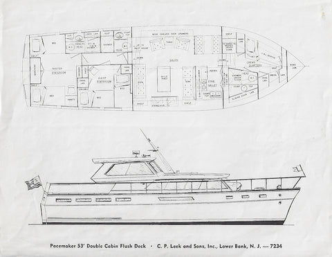 Pacemaker 53 Double Cabin Specification Brochure