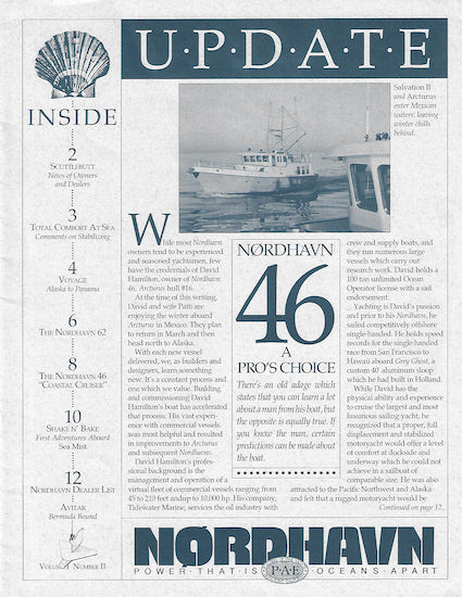 Nordhavn 46 & 62 Newsletter Brochure - Volume 3
