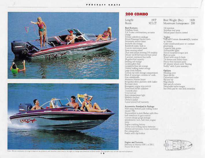 Procraft 1992 Brochure