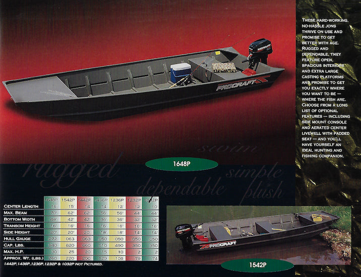 Procraft 1997 Aluminum Brochure SailInfo I