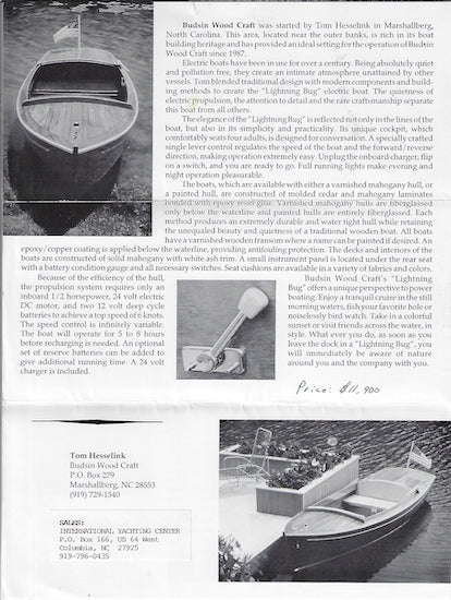 Budsin Lightning Bug Brochure Package