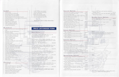 Radovcich 35 Flybridge Sportfisher Specification Brochure