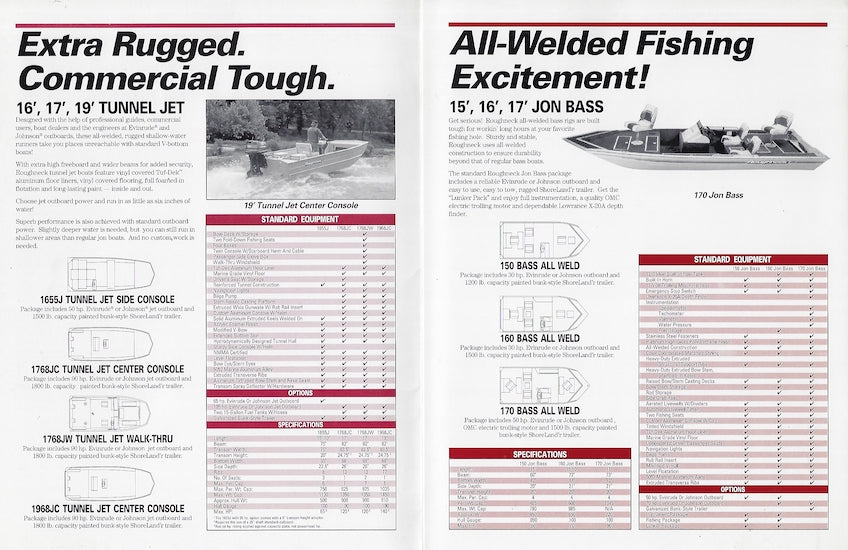 Lowe 1993 Roughneck Brochure