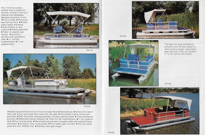 Rocket 1989 Pontoon Boat Brochure