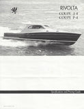 Rivolta Jet Coupe J4 and Coupe P4  Specification Brochure