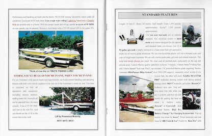 Storm 1996 Bass Boat Brochure