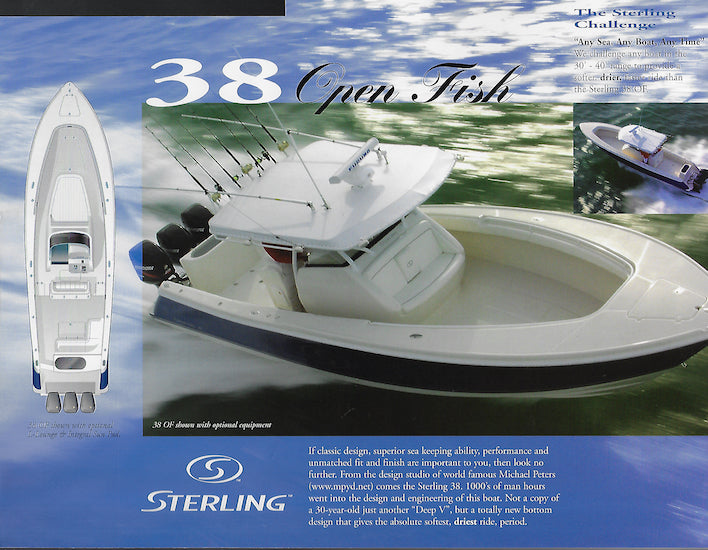Sterling 38 Open Fish Brochure