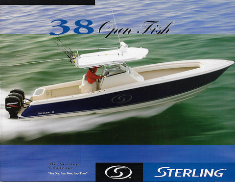 Sterling 38 Open Fish Brochure