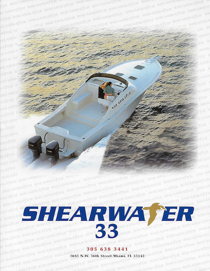 Shearwater 33 Outboard Brochure