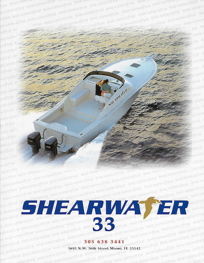 Shearwater 33 Outboard Brochure