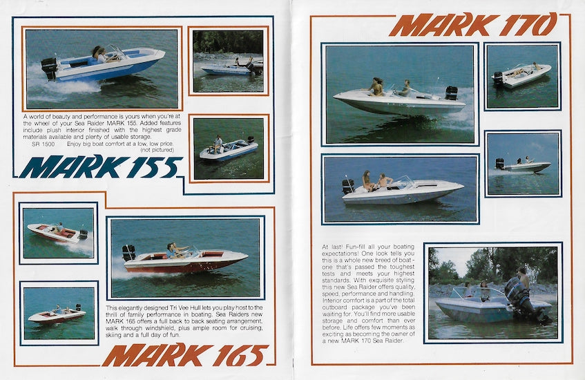 Sea Raider 1980 Brochure
