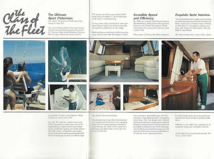 Jim Smith Boats Brochure Package