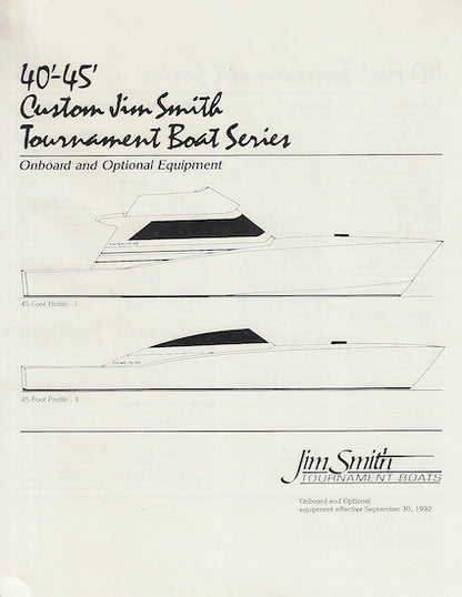 Jim Smith Boats Brochure Package