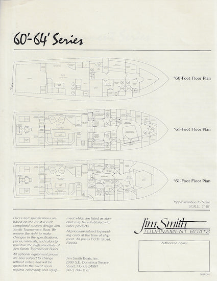 Jim Smith Boats Brochure Package