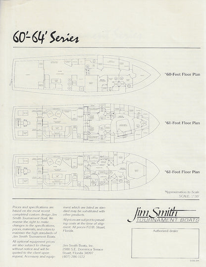 Jim Smith Boats Brochure Package