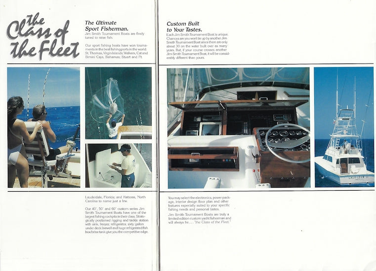 Jim Smith Boats Brochure Package