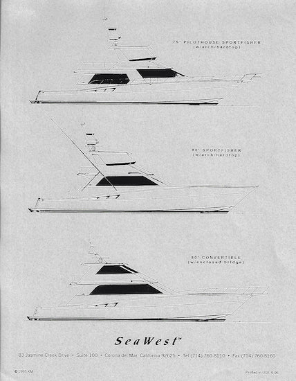 Sea West 72 Custom Pilothouse Yachtfisher Brochure