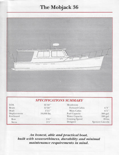 Zimmerman Mobjack 36 Brochure