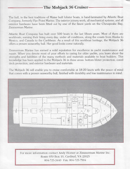 Zimmerman Mobjack 36 Brochure