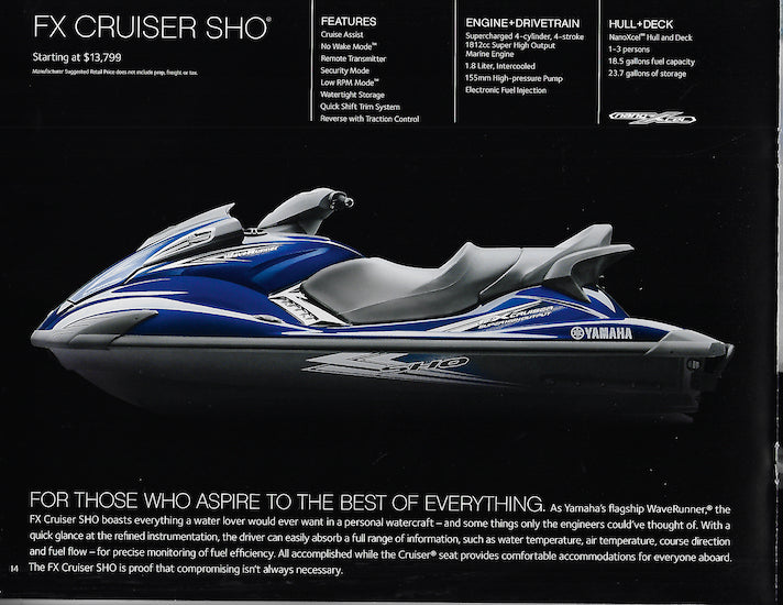 Yamaha 2010 Waverunner Brochure