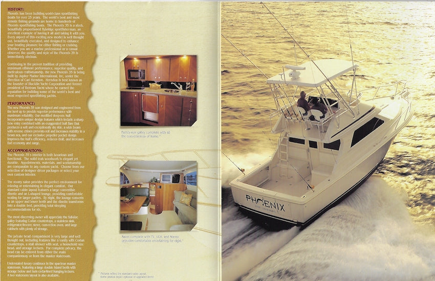 Jupiter Phoenix 35 Convertible Brochure
