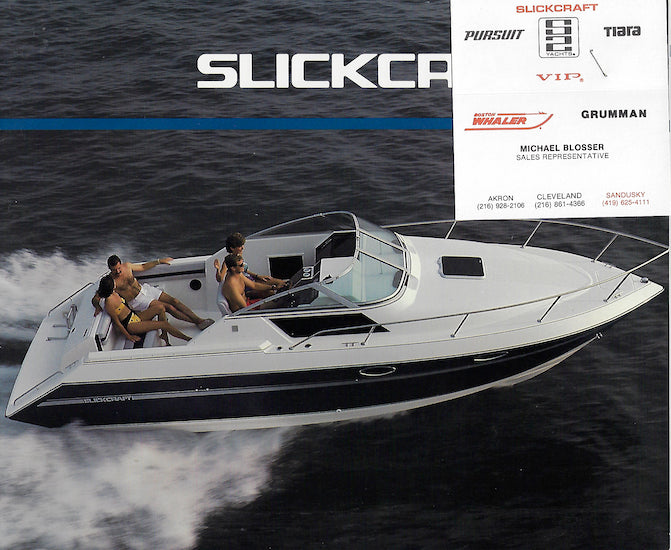 S2 Slickcraft 1988 Brochure
