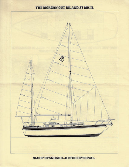 Morgan Out Island 37 Mark II Specification Brochure