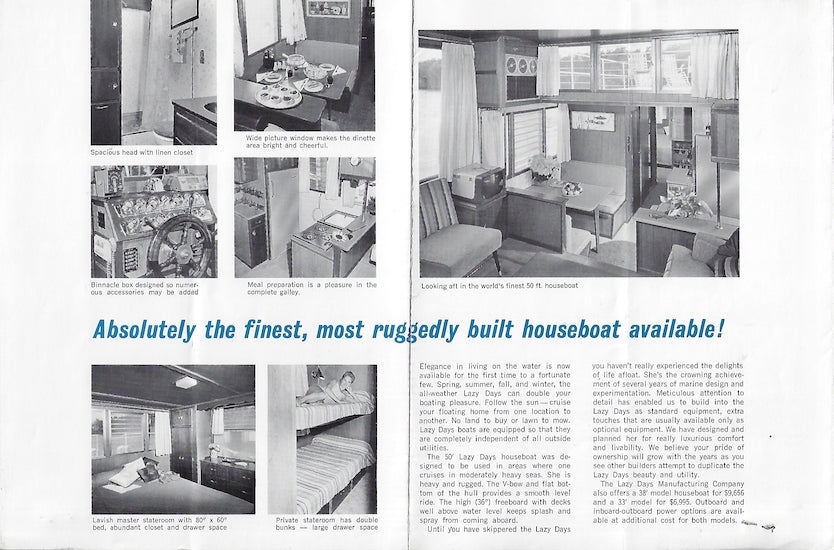 Lazy Days 50 Brochure