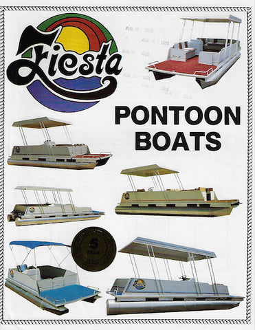 Fiesta 1986 Pontoon Boat Brochure