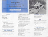 Hatteras 41 Convertible Specification Brochure