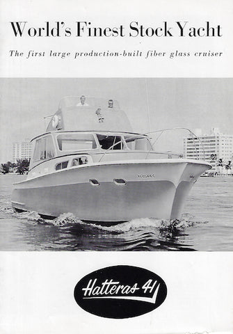 Hatteras 41 Convertible Brochure