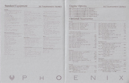Phoenix 32 Tournament Series Specification Brochure