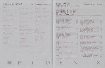 Phoenix 34 Tournament Series Specification Brochure