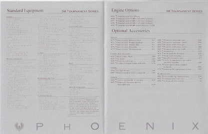 Phoenix 38 Tournament Series Specification Brochure