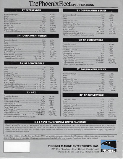 Phoneix 1993 Brochure