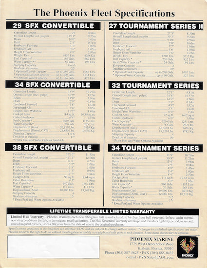 Phoneix 1998 Brochure