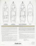 Hatteras 52 Sport Deck Motor Yacht Specification Brochure