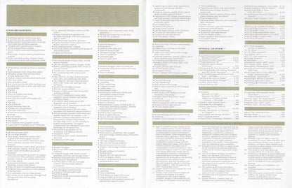 Hatteras 52 Sport Deck Motor Yacht Specification Brochure