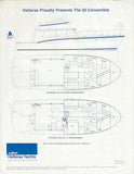 Hatteras 50 Convertible Specification Brochure